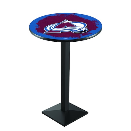 36 Blk Wrinkle Colorado Avalanche Pub Table